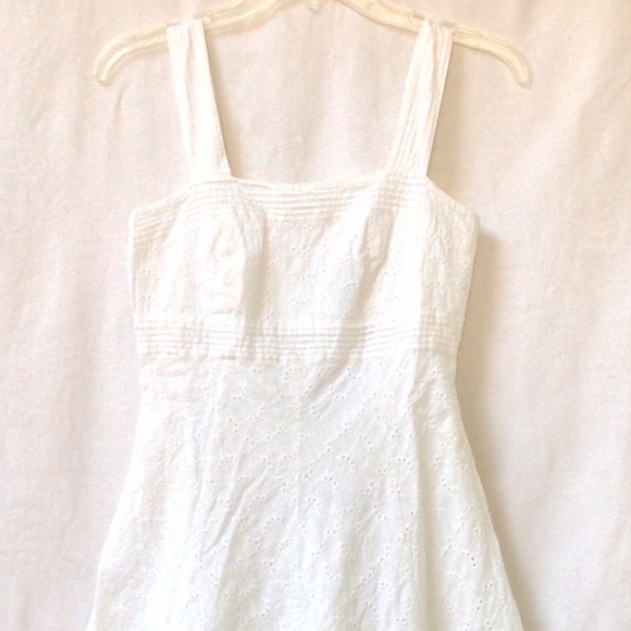 AMERICAN LIVING Eyelet White Dress - Picture 2 of 8